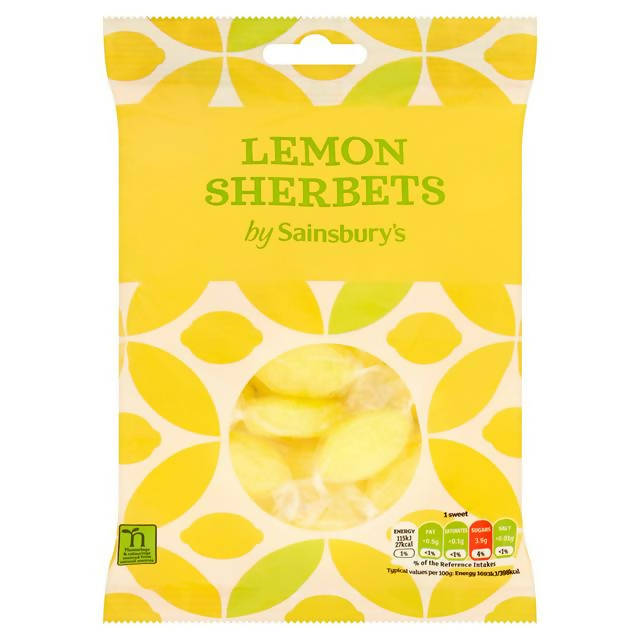 Sainsbury's Lemon Sherbet Sweets 200g