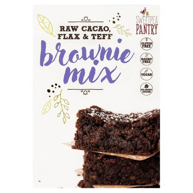 Sweetpea Pantry Raw Cacao, Flax & Teff Brownie Mix 200g