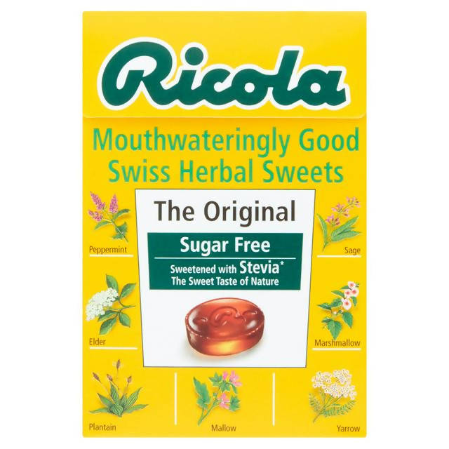 Ricola Mouthwateringly Good Swiss Herbal Sweets The Original Sugar Free 45g