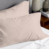 Purity Home Easy-care 400 Thread Count Cotton Pillowcases, 2 Pack in Blush Pillowcases Costco UK   