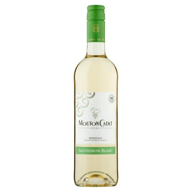 Mouton Cadet Baron Philippe de Rothschild Bordeaux Sauvignon Blanc 75cl All white wine Sainsburys   