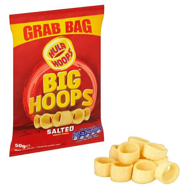 Hula Hoops Big Hoops Original Potato Rings Crisps 50g