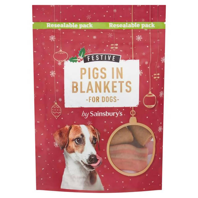 Sainsbury's Festive Pigs in Blankets for Dogs 125g