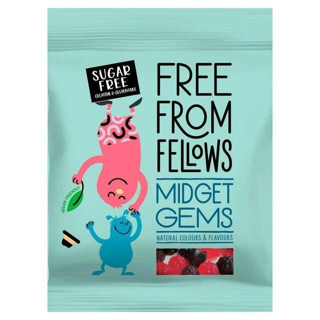 Fellows Free From Vegan Sugar Free Midget Gems 70g