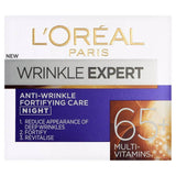 L'Oreal Paris Wrinkle Expert 65+ Night Cream Moisturiser 50ml GOODS Boots   