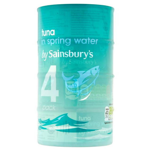 Sainsbury's Tuna Chunks In Spring Water 4x160g (480g*)