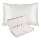 Cocoonzzz 100% Mulberry Silk Ivory Pillowcase Bed Linen Costco UK   