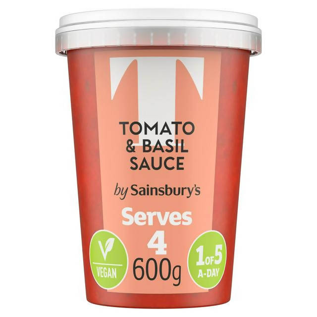 Sainsbury's Tomato & Basil Sauce 600g Italian Sainsburys   