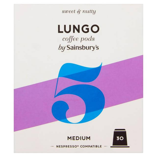 Sainsbury's Lungo Coffee Pods x30 156g