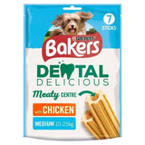 Bakers Dental Delicious Medium Dog Chews Chicken 200g Dog chews Sainsburys   