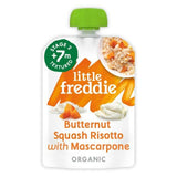 Little Freddie Organic Creamy Butternut Squash Risotto with Mascarpone Cheese Stage 2+ 7 Months 130g baby meals Sainsburys   