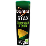 Doritos Stax Sour Cream & Onion Sharing Snacks Crisps 170g Sharing crisps Sainsburys   