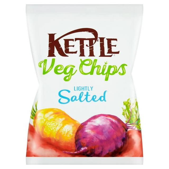 Kettle Veg Chips Lightly Salted Sharing Crisps 125g