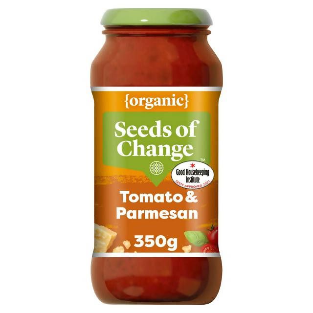 Seeds of Change Organic Pasta Sauce Cherry Tomato & Parmesan 350g