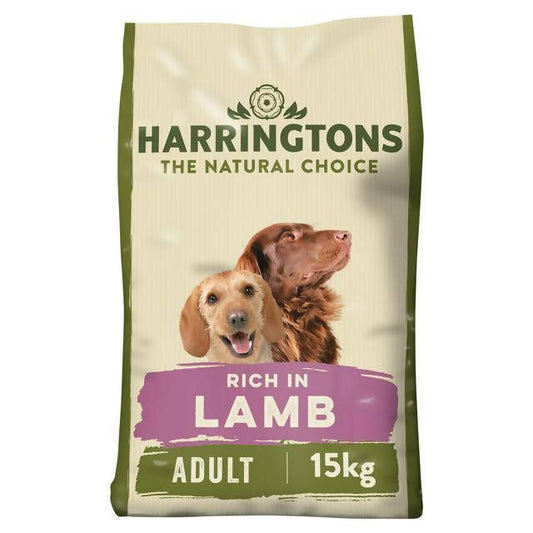 Harringtons Lamb & Rice Dry Adult Dog Food 15kg All bigger packs Sainsburys   