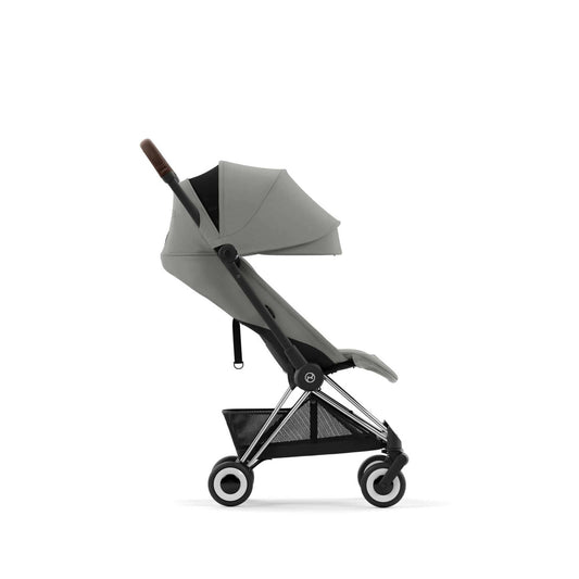 Cybex COYA Stroller - Chrome/Mirage Grey Stroller McGrocer Direct   