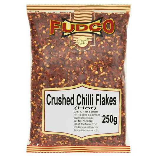 Fudco Crushed Hot Chilli Flakes 250g Herbs spices & seasoning Sainsburys   