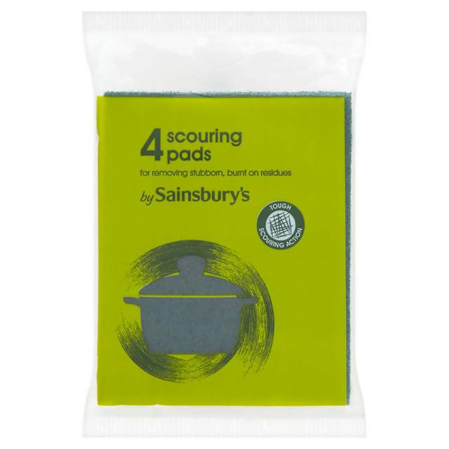 Sainsbury's Scouring Pads x4 - McGrocer