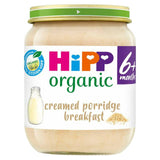 HiPP Organic Creamed Porridge Breakfast Baby Food Jar 6+ Months 125g GOODS Sainsburys   