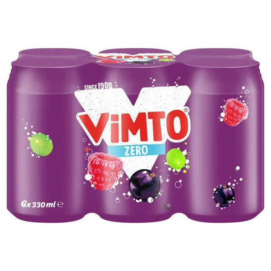 Vimto Sparkling, No Added Sugar 6x330ml - McGrocer