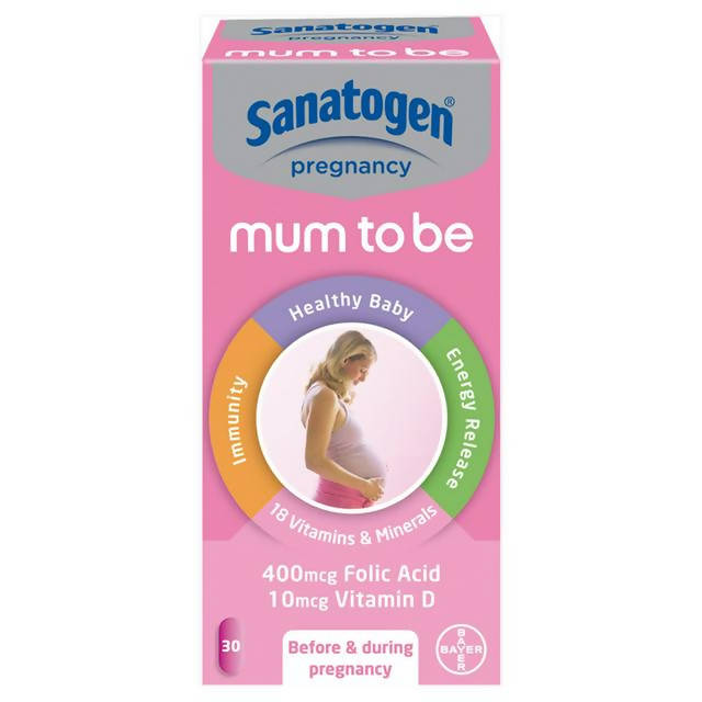 Sanatogen Mother To Be Multivitamin Tablets x30