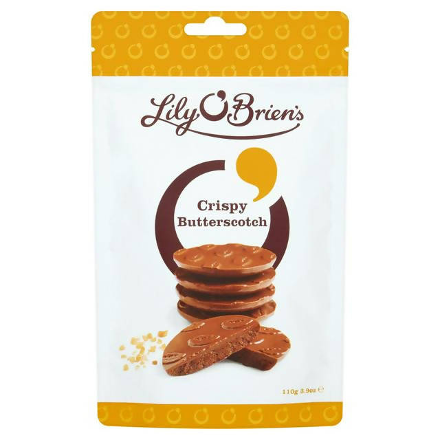 Lily O'Brien's Crispy Butterscotch 110g sweets Sainsburys   