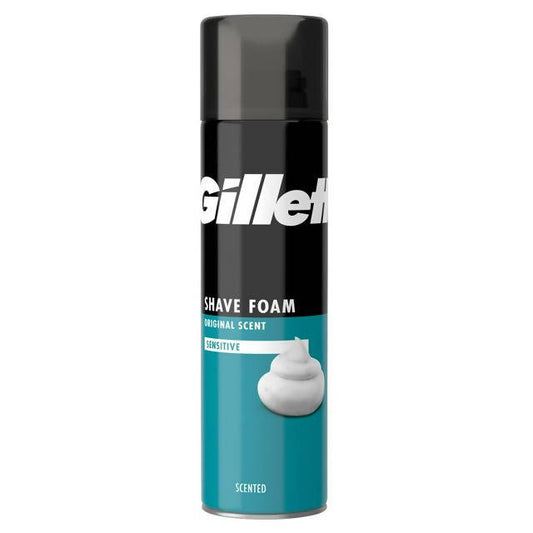 Gillette Sensitive Skin Shaving Foam 200ml shaving Sainsburys   