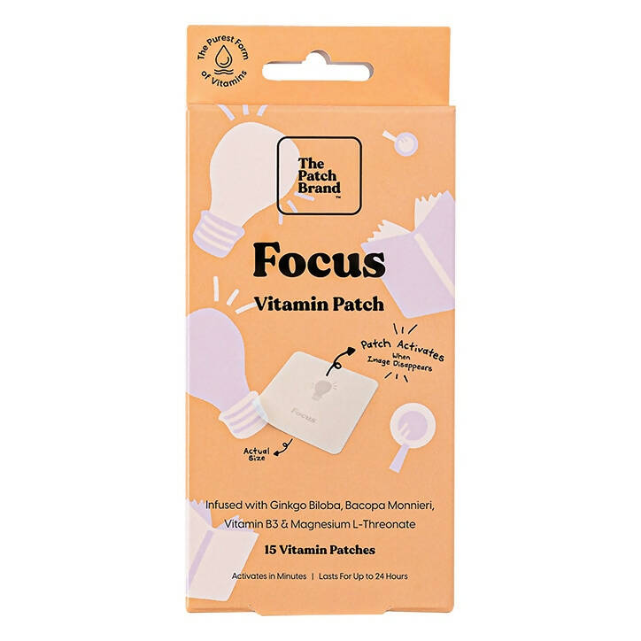 The Patch Brand Focus Vitamin 15 Patches