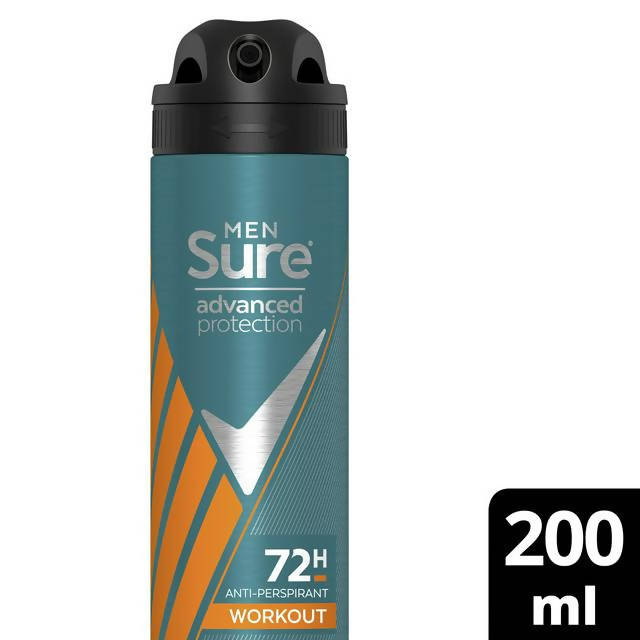 Sure Workout Anti Perspirant Deodorant Aerosol 200ml