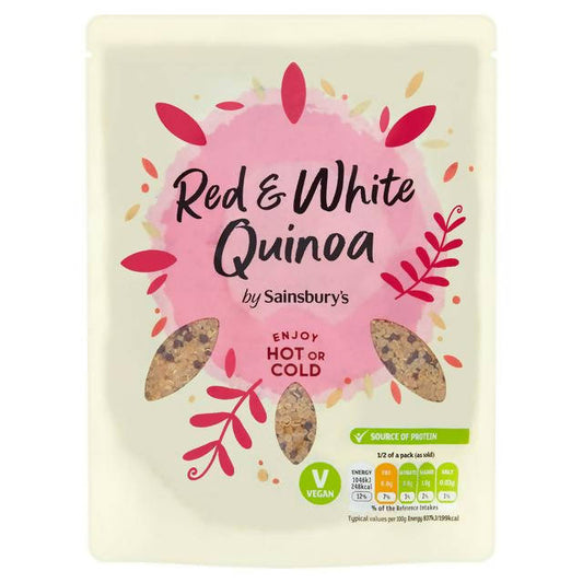 Sainsbury's Red & White Quinoa 250g Quinoa couscous & pulses Sainsburys   