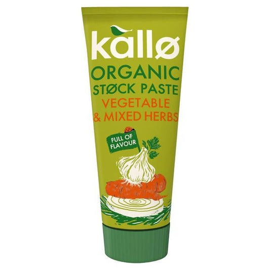 Kallo Organic Stock Paste Vegetable & Mixed Herbs 100g Gravies Sainsburys   