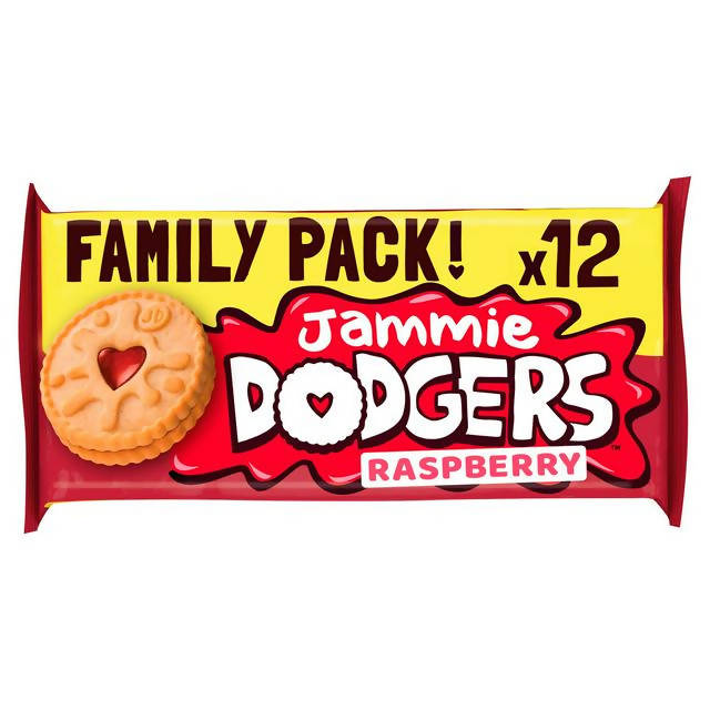 Jammie Dodgers Family Pack Raspberry Biscuits x12 210g