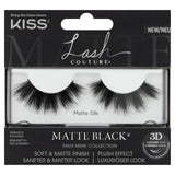 Kiss Lash Couture Matte Black Faux Mink Collection Matte Silk False lashes Sainsburys   