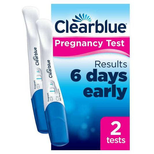 Clearblue Early Detection Pregnancy Test x2 women's health & pregnancy Sainsburys   