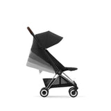 Cybex COYA Stroller - Chrome/Sepia Black Stroller McGrocer Direct   