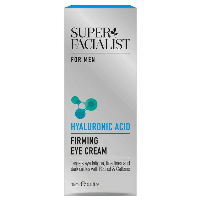 Super Facialist for Men Firming Eye Cream 15ml Men's skincare Sainsburys   