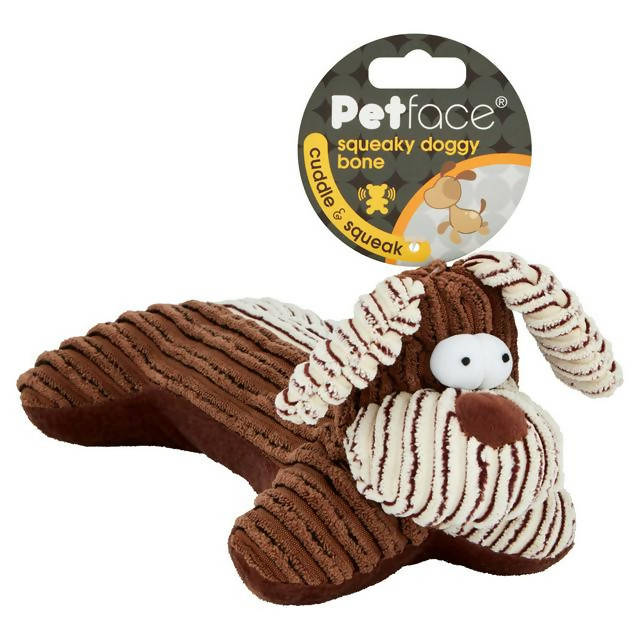 Petface Squeaky Doggy Bone Dog Toy Dog toys Sainsburys   