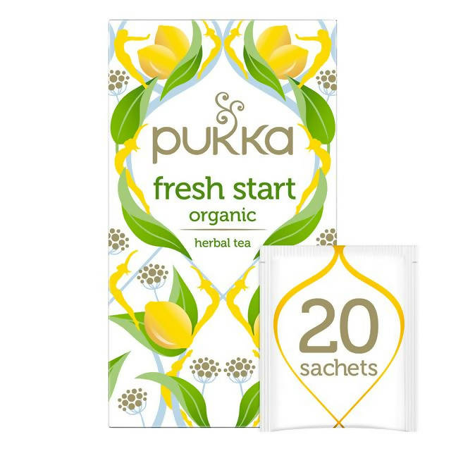 Pukka Organic Fresh Start Herbal Tea Sachets x20 34g