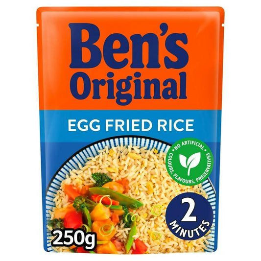 Bens Original Egg Fried Microwave Rice 250g Microwave rice Sainsburys   