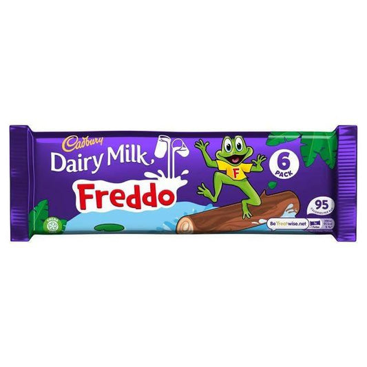 Cadbury Dairy Milk Freddo Chocolate Bar Multipack 6pk 108g Cadbury chocolates Sainsburys   