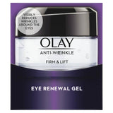 Olay Anti-Wrinkle Firm And Lift Eye Renewal Gel 15ml All Sainsburys   