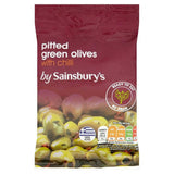 Sainsbury's Pitted Green Olives With Chilli 70g - McGrocer