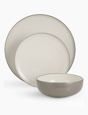 16 Piece Tribeca Dinner Set Tableware & Kitchen Accessories M&S   