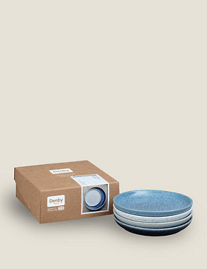 Set of 4 Studio Blue Side Plates Tableware & Kitchen Accessories M&S   