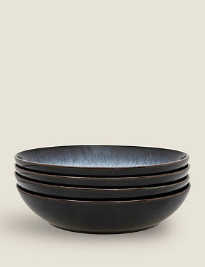 Set of 4 Halo Pasta Bowls Tableware & Kitchen Accessories M&S   