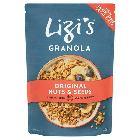 Lizi's Granola Original Nuts & Seeds 450g cereals Sainsburys   