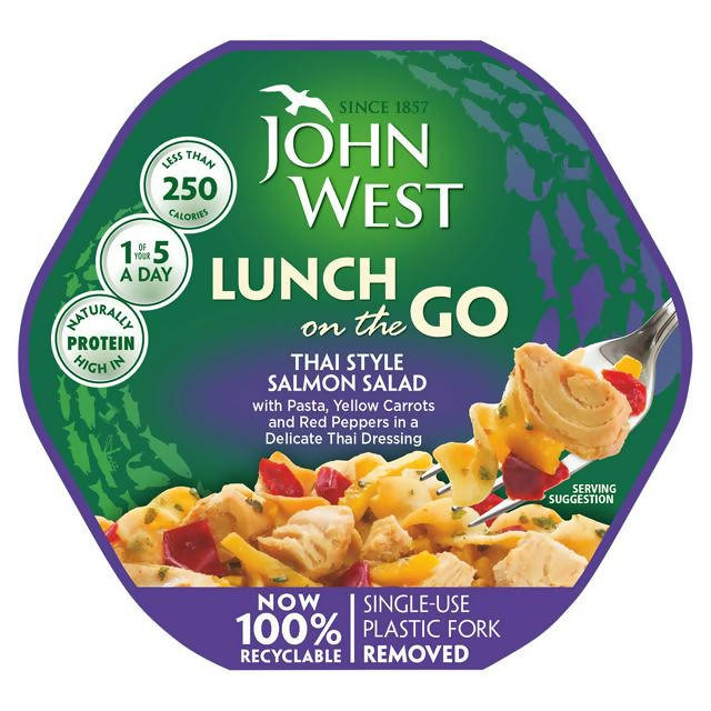 John West Light Lunch Thai Style Salmon Salad 220g