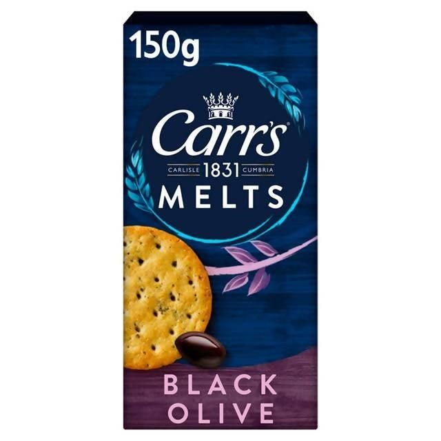 Carr's Melts Black Olive 150g