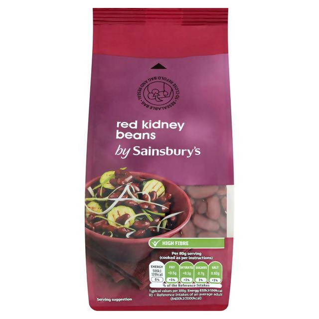 Sainsbury's Dried Red Kidney Beans 500g Pulses & beans Sainsburys   