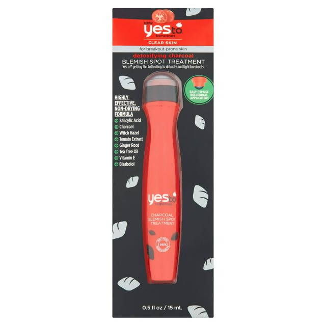 Yes To Tomatoes Clear Skin Detoxifying Charcoal Blemish Spot Treatment 15ml - McGrocer